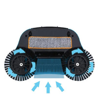 Manual 2-in-1 Broom with Rotating Brush