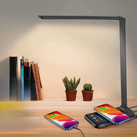 Contemporary Adjustable LED Table Lamp With Charging Function