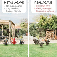 Agave Americana Metal Decorative Plant