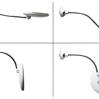 10X LED mirror on suction cup