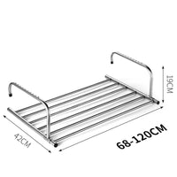 Stainless Steel Extendable Foldable Balcony Clothes Dryer