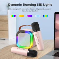 Mini Karaoke Machine With Wireless Microphone