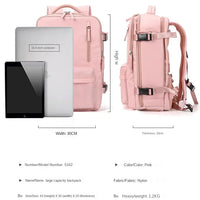 Travel Carry On Backpack With Shoe Compartment