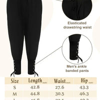 Official 4 Pcs Men's Pirate Costume