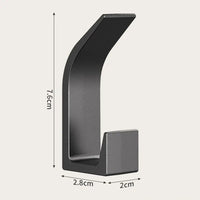 5-Pack Self-Adhesive Wall Hooks For Coats