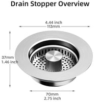 Kitchen Sink Drain Strainer