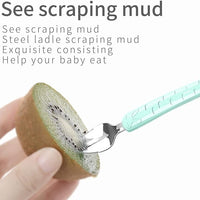 Double Head Baby Silicone Food Spoon