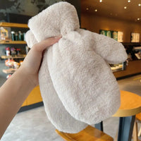 Fluffy Plush Mittens Winter Warm Gloves