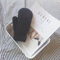 Cashmere Knit Mittens Winter for Women