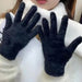 Soft Plush Winter Gloves for Women