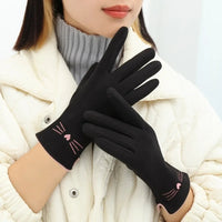 Cat Touchscreen Winter Gloves for Women