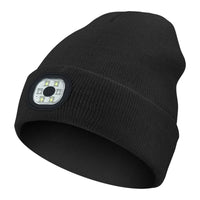 Rechargeable LED Beanie Hat for Winter