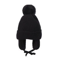 Kids Knit Beanie Winter Hat with Earflaps