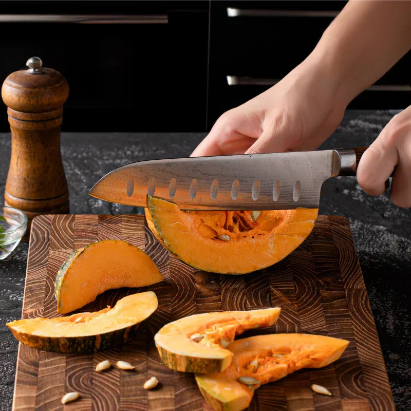 High-quality Wooden Chopping Block  End Grain Cutting Board For Kitchens And Professional Chefs