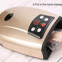 Heated Hand Massager for Arthritis Physiotherapy Equipment Pressotherapy Palm Massage Device Air Compression Finger Massager