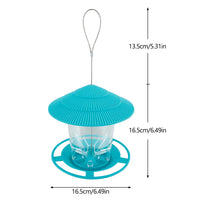 Hanging Bird Feeder with Automatic Seed Dispenser