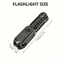 Rechargeable Ultraviolet UV Flashlight, Zoomable