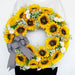 Sunflower and Daisy Wreath