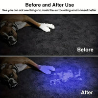 Rechargeable Ultraviolet UV Flashlight, Zoomable