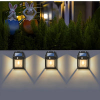 2 Set Solar Wall Lamp Outdoor