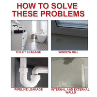 2 Set Leak Repair Waterproof Sealant Spray All Purpose
