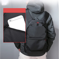 Minimalist Black Backpack