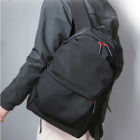 Minimalist Black Backpack