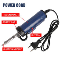 Desoldering Machine Tin Sucker Automatic Electric Solder With 3 Suction Nozzle