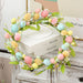 Spring Floral Colorful Easter Egg Wreath