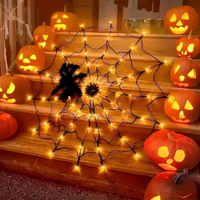 Halloween Spider Web Lights Outdoor