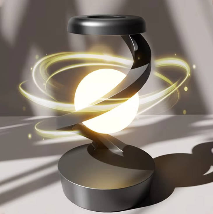 Levitating Moon Lamp Gesture Control & Wireless Charging