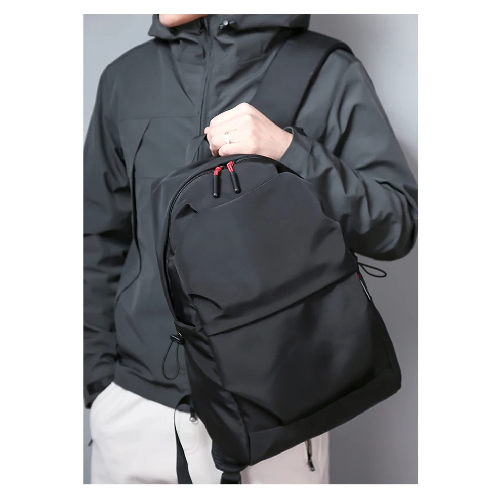 Minimalist Black Backpack