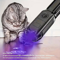 Rechargeable Ultraviolet UV Flashlight, Zoomable