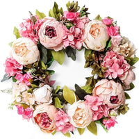 Peony Round Wreath