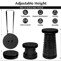 Collapsible Folding Telescopic Stool
