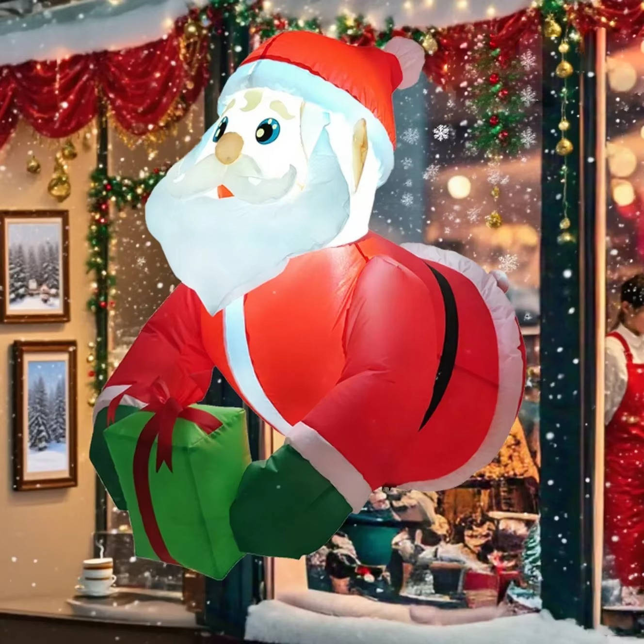 Santa Christmas Decorations Outdoor