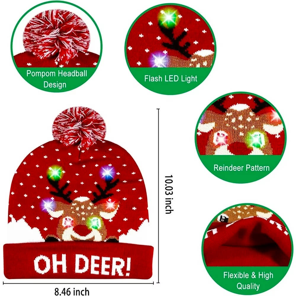 Light Up Christmas Hat
