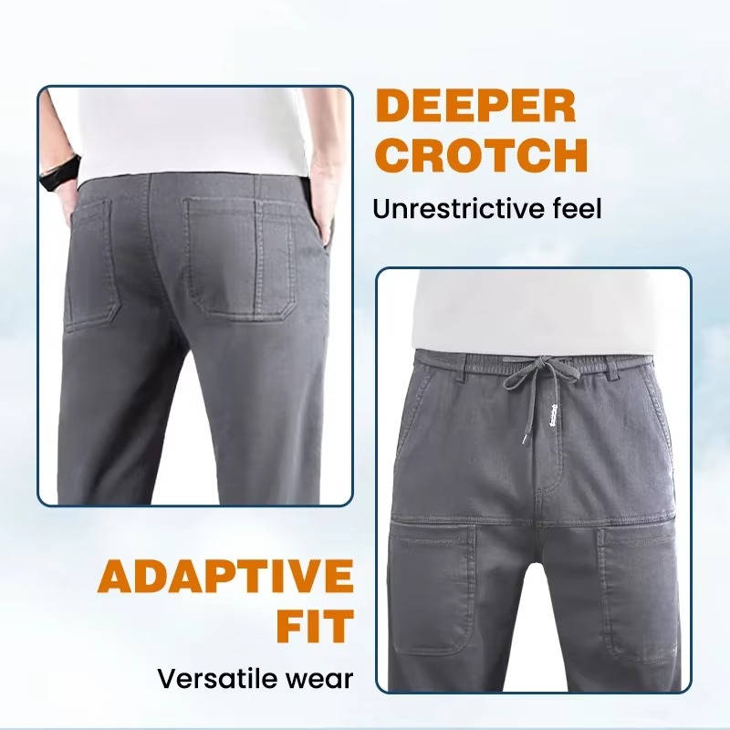 Men's High Stretch Cargo Pants with Pockets