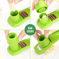 Manual Mini Garlic Press and Crusher