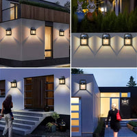 2 Set Solar Wall Lamp Outdoor