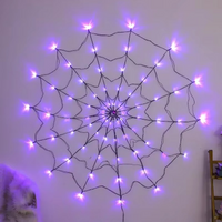 Halloween Spider Web Lights Outdoor
