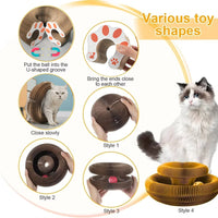 Cat Scratcher with Ball Track