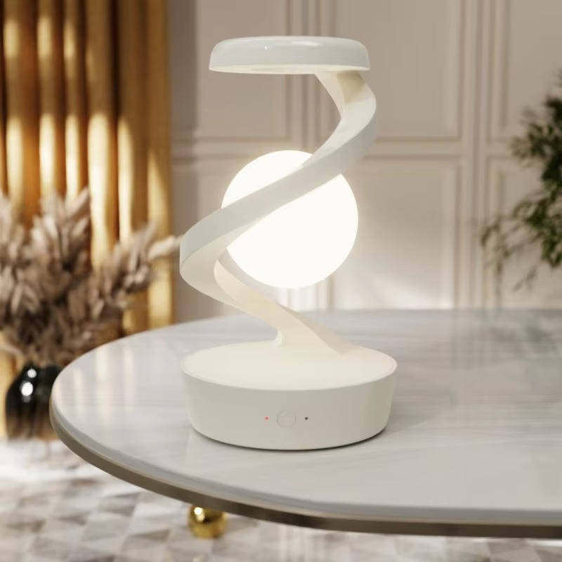 Levitating Moon Lamp Gesture Control & Wireless Charging