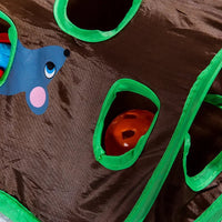 9-Hole Tunnel Cat Mice Game