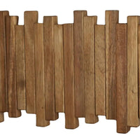 Natural Wood Coat Hook Rack Wall-Mounted Flip Down Coat Holder