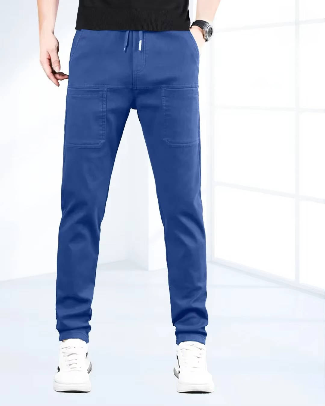 Men's High Stretch Cargo Pants with Pockets