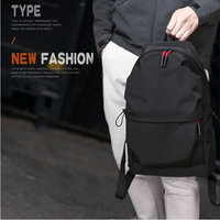 Minimalist Black Backpack