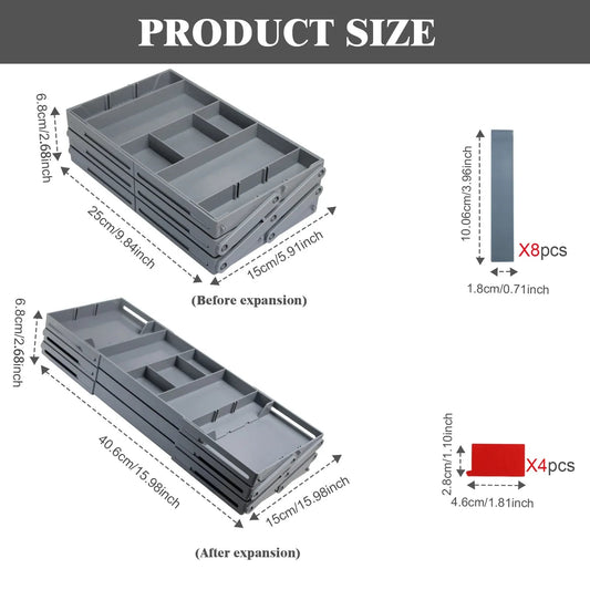 3-Tier Drawer Organizer