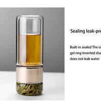 430ml Borosilicate Glass Double Layer Tea Infuser