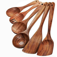 6pcs Wooden Utensils Set